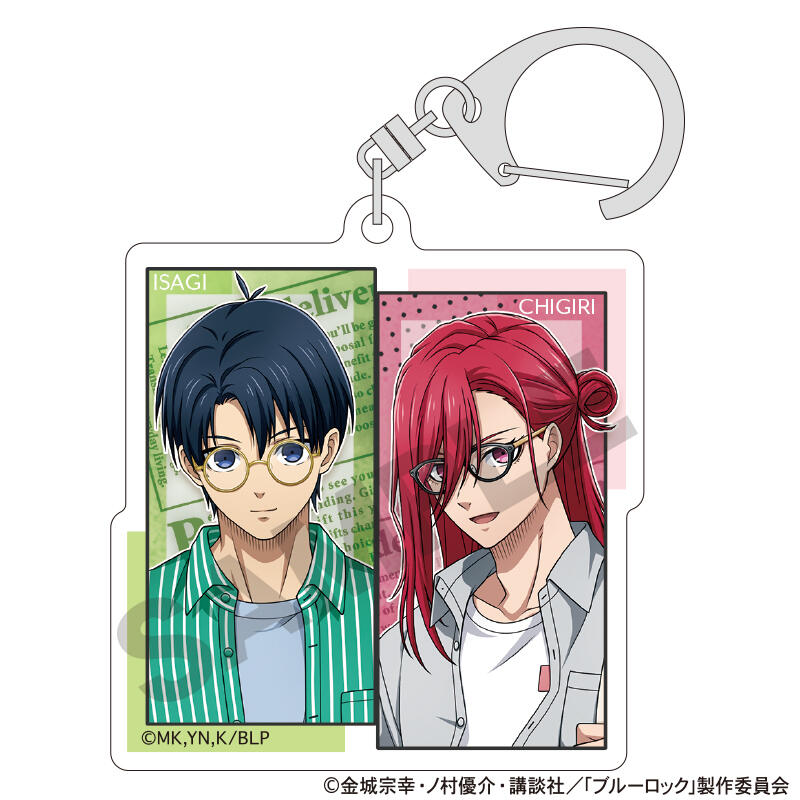 (PO) Blue Lock Trading Acrylic Key Chain Holiday Glasses [BOX] Image_8