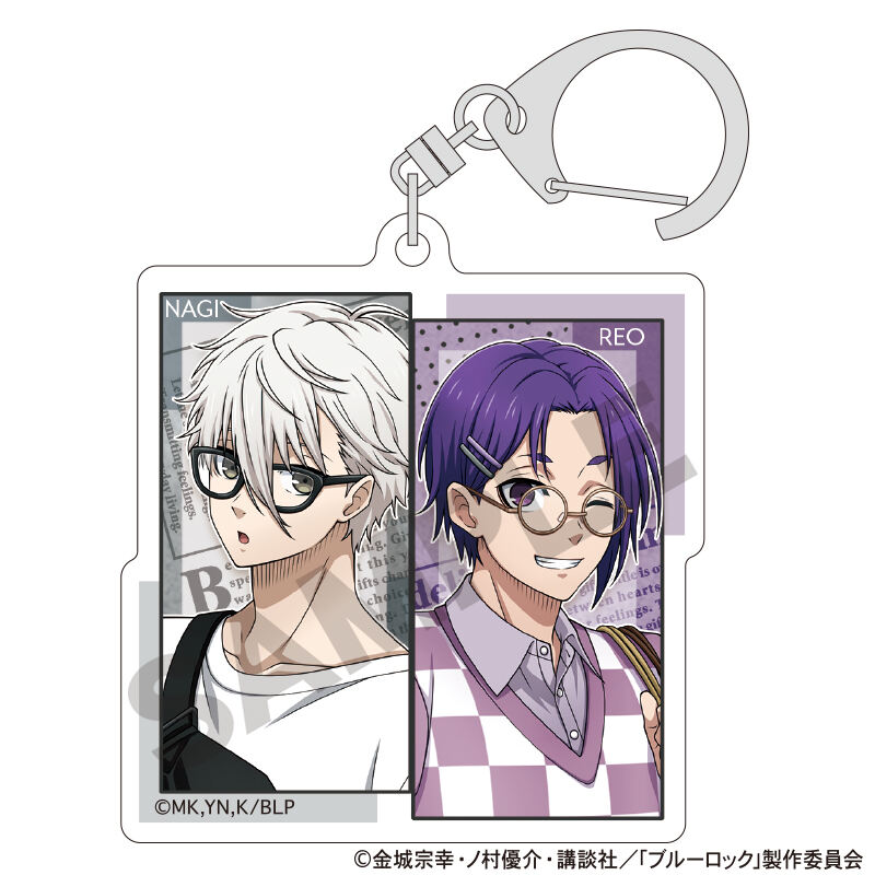 (PO) Blue Lock Trading Acrylic Key Chain Holiday Glasses [BOX] Image_9