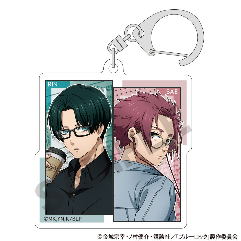 (PO) Blue Lock Trading Acrylic Key Chain Holiday Glasses [BOX] Image_10