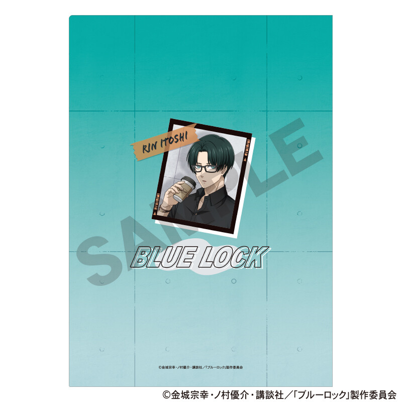 (PO) Blue Lock Single Clear File Itoshi Rin Holiday Glasses Image_2