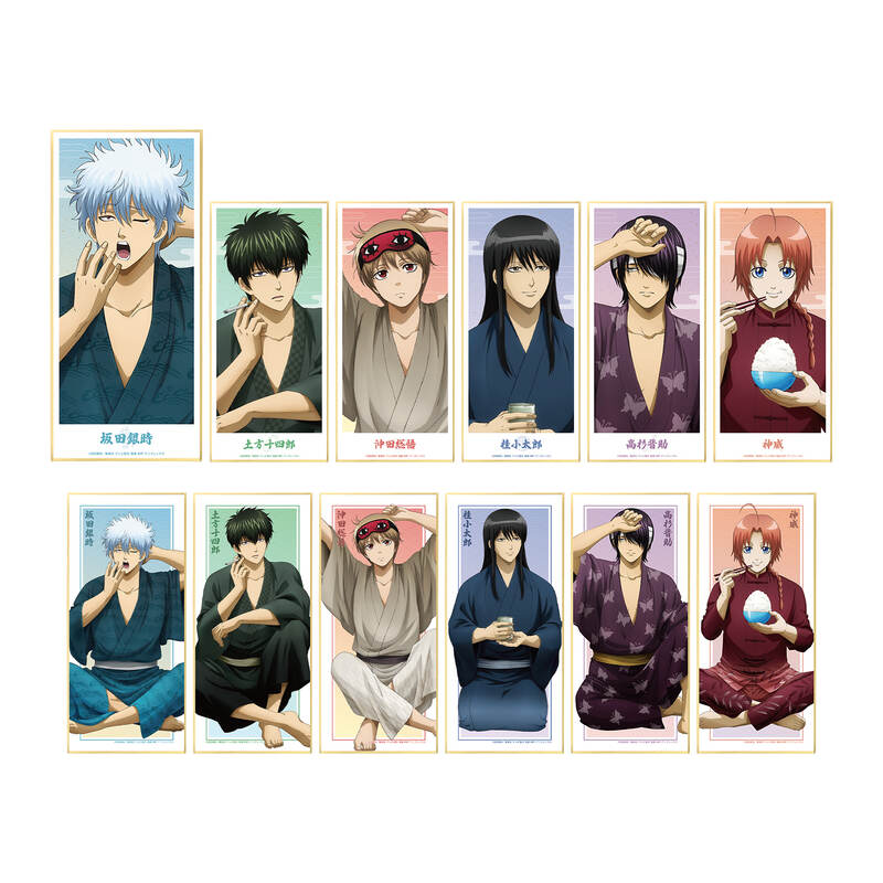 (PO) Gintama Original Illustration Start of the Day Ver. Trading Shikishi with Stand [BOX] Image_1