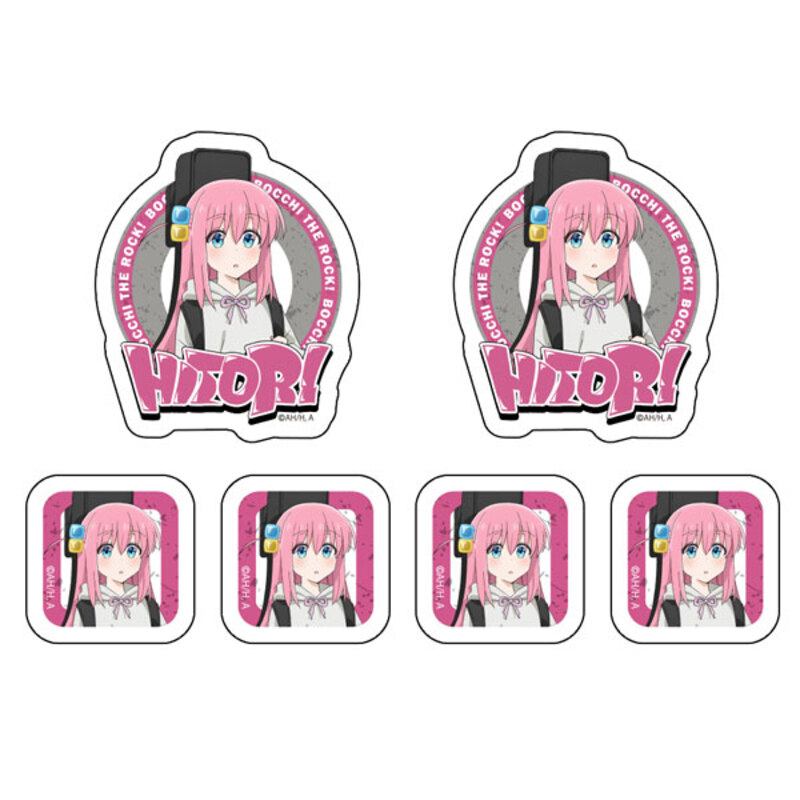 (PO) Bocchi the Rock! Original Illustration Gotoh Hitori Mini Sticker Set Street Fashion Ver. Image_1
