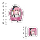 (PO) Bocchi the Rock! Original Illustration Gotoh Hitori Mini Sticker Set Street Fashion Ver. Image_3