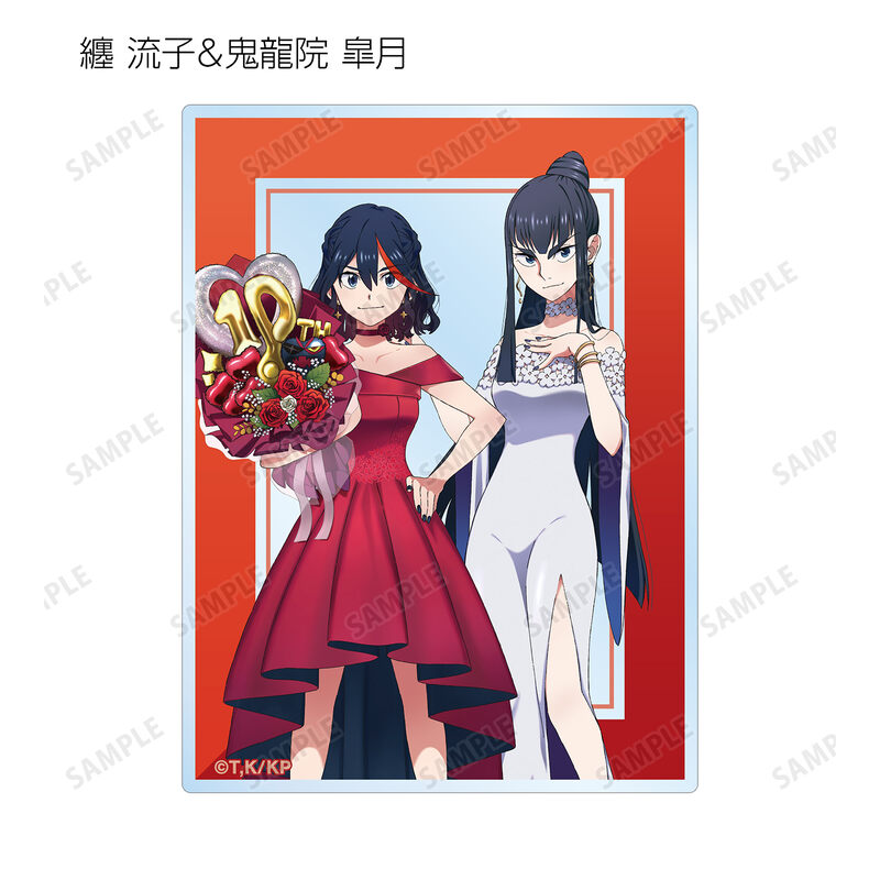 (PO) Kill la Kill Original Illustration 10th Anniversary Dress-up Ver. Trading Acrylic Card [BOX] Image_9