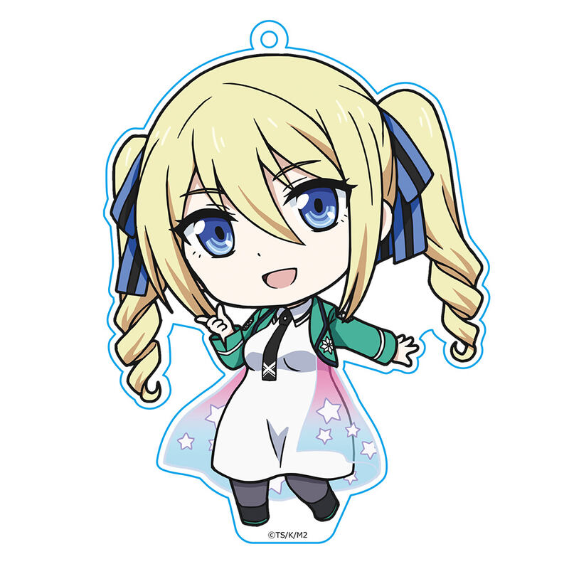 (PO) The Irregular at Magic High School: Visitor Arc Puni Colle! Key Chain (with Stand) Angelina Kudou Shields School Uniform Ver. Image_1