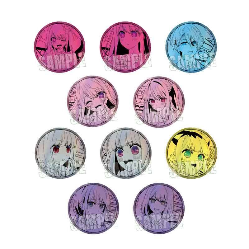 (PO) Trading Hologram Can Badge Oshi no Ko [BOX] Image_1