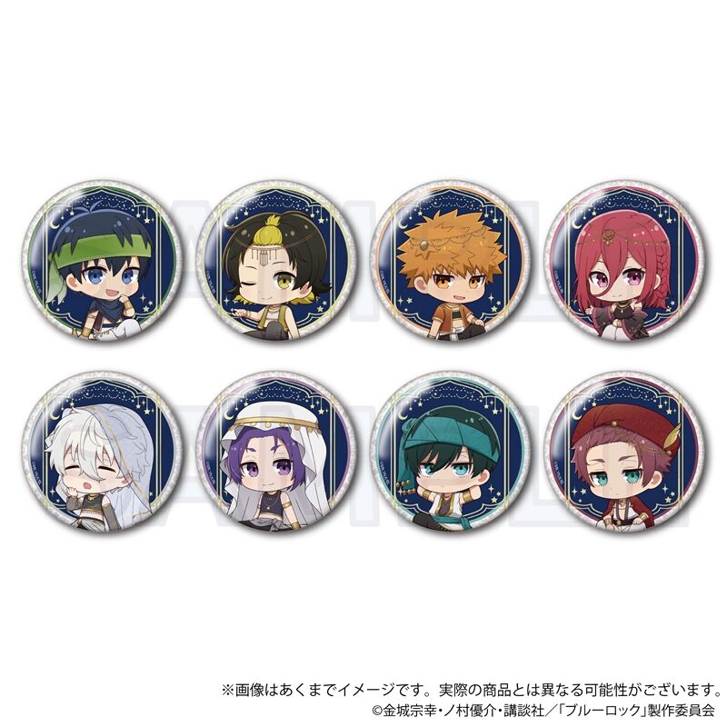 (PO) Blue Lock Trading Mini Character Can Badge Arabian Ver. [BOX] Image_1