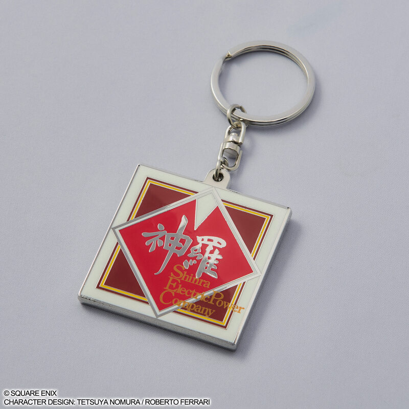 (PO) Final Fantasy VII Rebirth Metal Key Chain Shinra Electric Power Company Image_2
