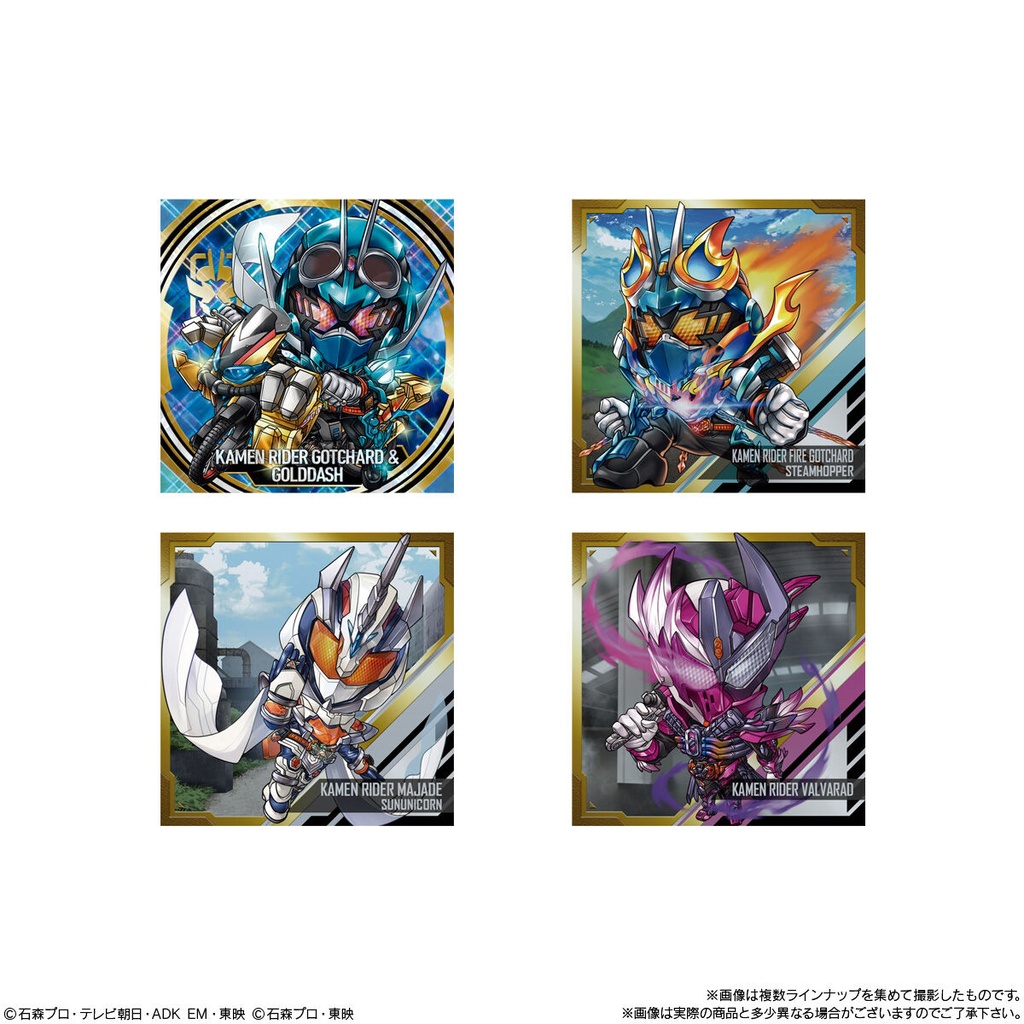 (PO) Nyaformation Kamen Rider Deformed Sticker Wafer Vol.2[BOX] Image_4