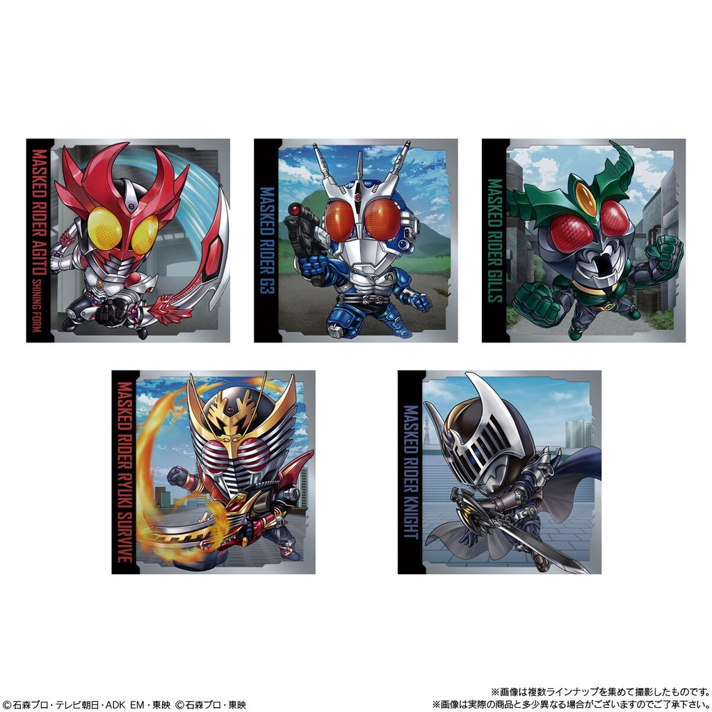 (PO) Nyaformation Kamen Rider Deformed Sticker Wafer Vol.2[BOX] Image_7