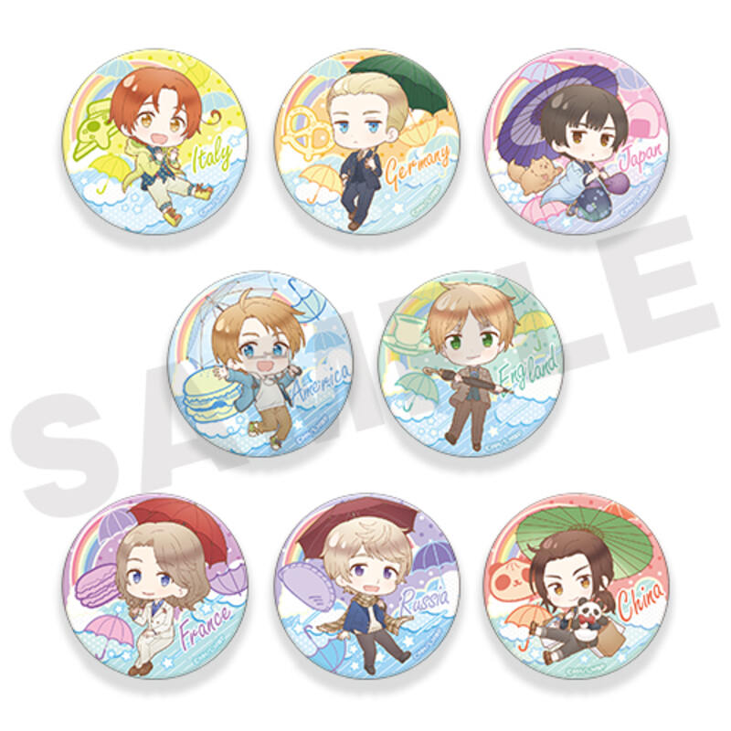 (PO) Hetalia World Stars Trading Can Badge (DreCelle Mini) [BOX] Image_1