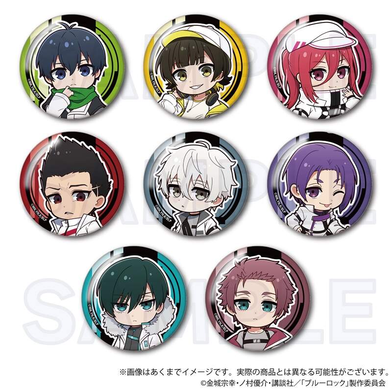 (PO) Blue Lock Trading Mini Character Can Badge Tactical Ver. [BOX] Image_1