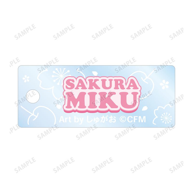 (PO) Sakura Miku Original Illustration Sakura Miku Cherry Blossom Party Ver. Art by Shugao Twin Wire Acrylic Key Chain Image_4