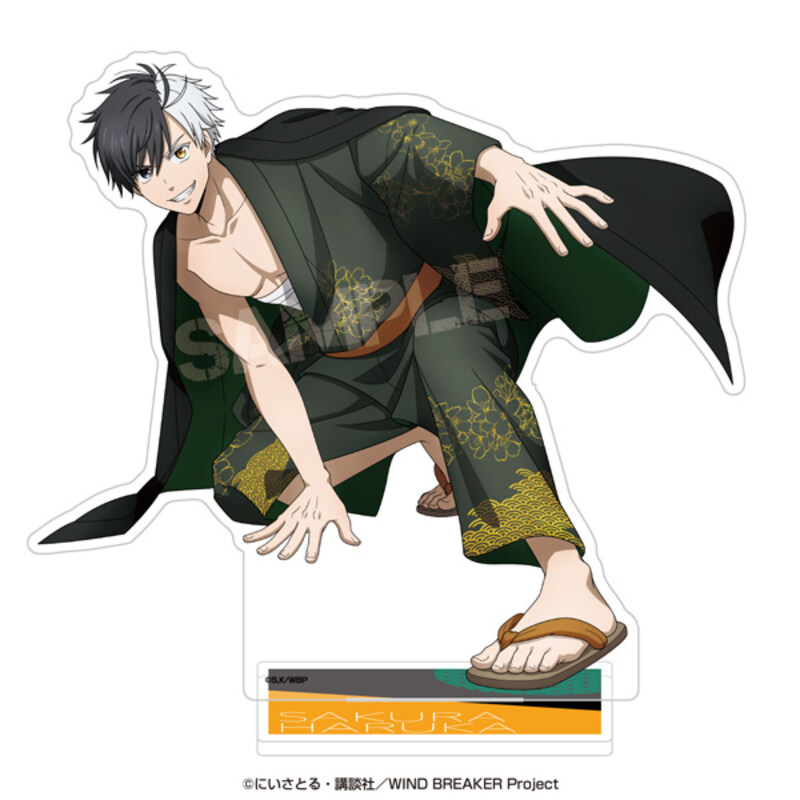 (PO) Wind Breaker Acrylic Stand 1 Sakura Haruka Image_1