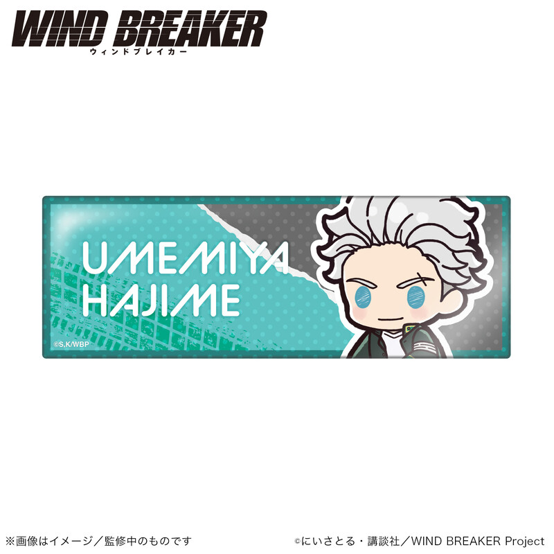 (PO) Wind Breaker Long Can Badge Stand Horizontal Umemiya Hajime Petit Kyun Series Image_1
