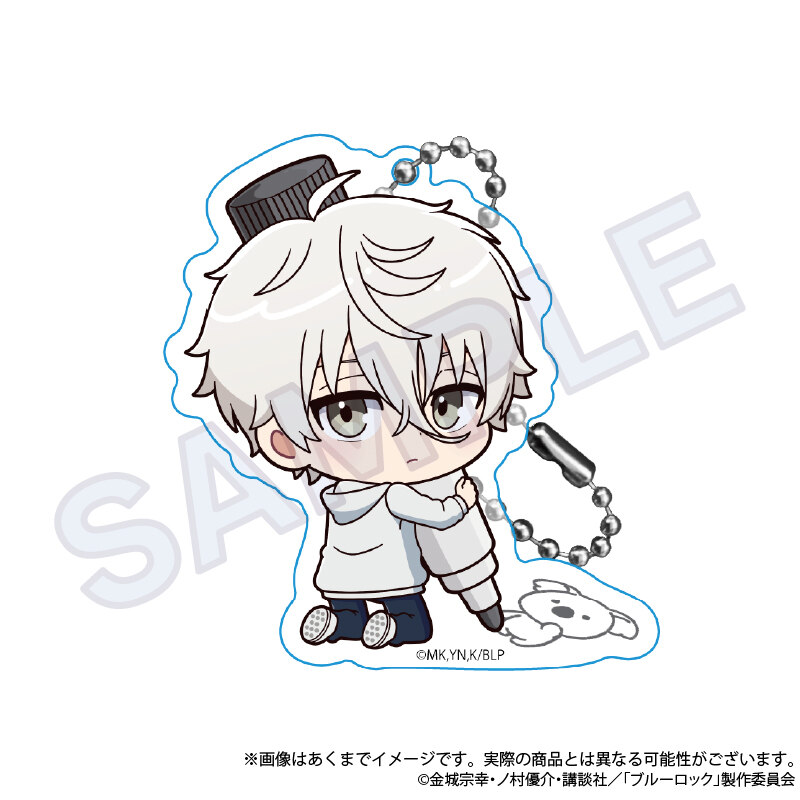 (PO) Blue Lock Trading Mini Character Acrylic Key Chain Oekakiccho Ver. [BOX] Image_6