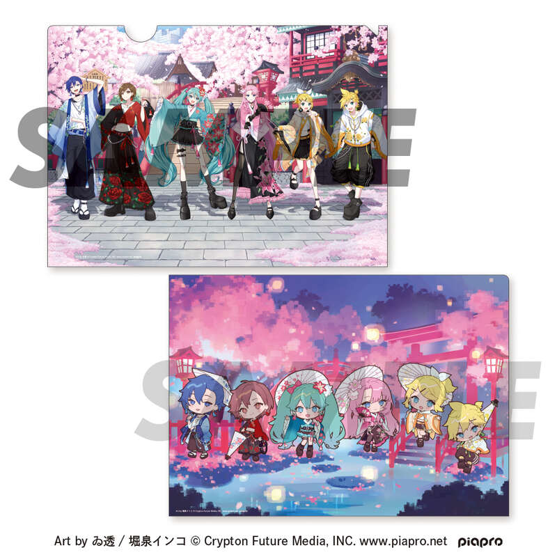 (PO) Piapro Characters -Japunk Style- A4 Clear File Image_1