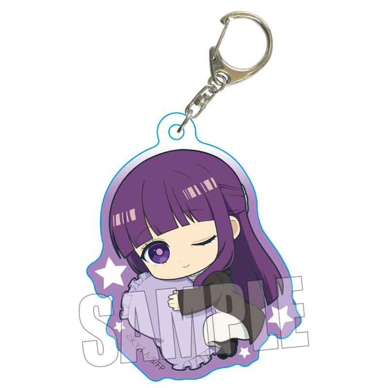 (PO) GyuGyutto Acrylic Key Chain Frieren: Beyond Journey's End Fern Oyasumi Ver. Image_1