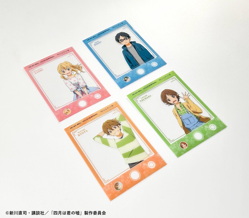 (PO) Your Lie in April Transparent Character Card Sawabe Tsubaki Image_2