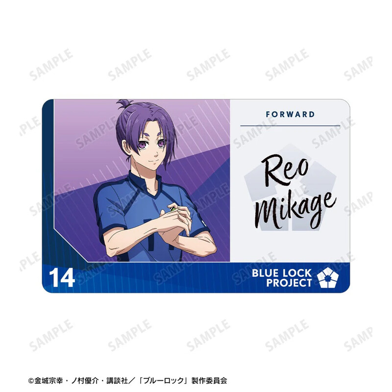 (PO) Blue Lock Original Illustration Mikage Reo Uploading Before The Game Ver. Player Card Image_3
