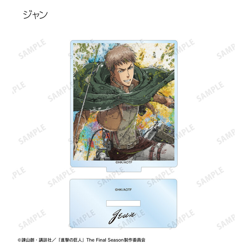 (PO) Attack on Titan Trading grunge CANVAS Acrylic Stand [BOX] Image_5