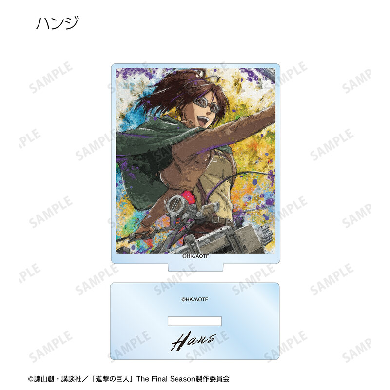 (PO) Attack on Titan Trading grunge CANVAS Acrylic Stand [BOX] Image_7