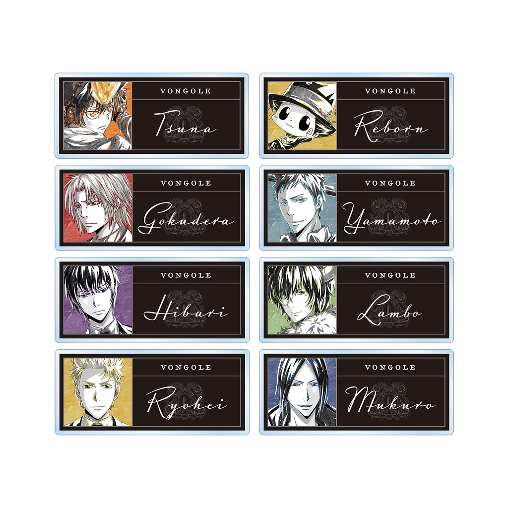(PO) Reborn! Trading Ani-Art BLACK LABEL Acrylic Name Plate Ver. A [BOX] Image_1