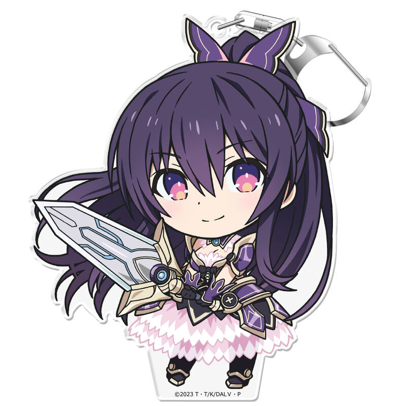 (PO) Date A Live V Puni Colle! Key Chain (with Stand) Yatogami Tohka Image_2