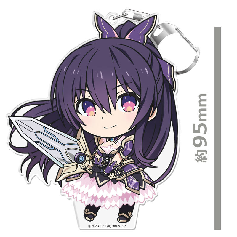 (PO) Date A Live V Puni Colle! Key Chain (with Stand) Yatogami Tohka Image_3