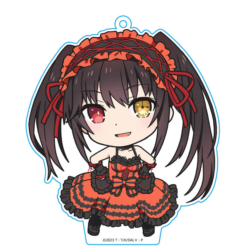 (PO) Date A Live V Puni Colle! Key Chain (with Stand) Tokisaki Kurumi Image_1