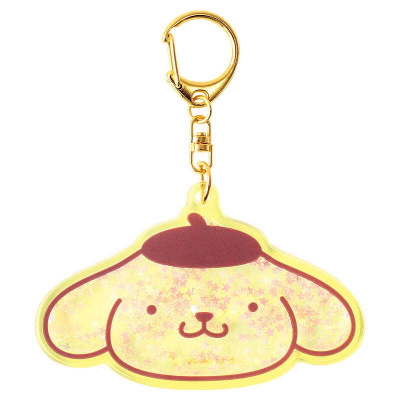 (PO) Sanrio Characters Hologram Kira Key Chain Pom Pom Purin Image_1