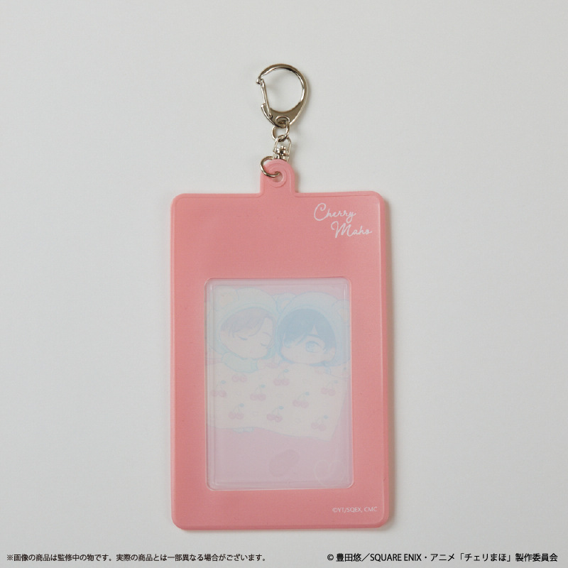 (PO) Cherry Magic! Thirty Years of Virginity Can Make You a Wizard?! Photo Card Key Chain Adachi & Kurosawa (Pink) Image_2