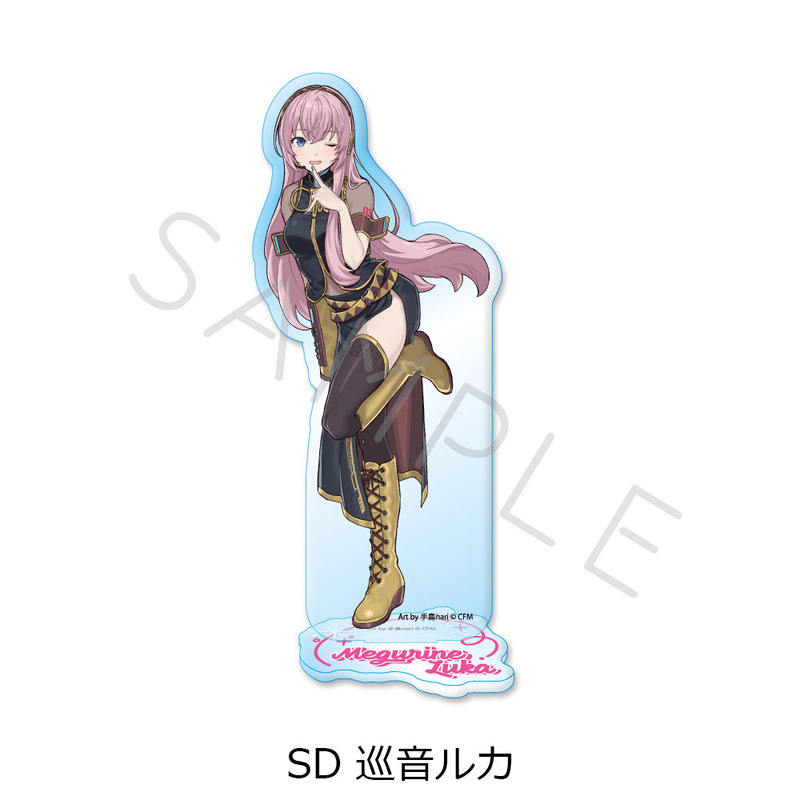 (PO) Hatsune Miku & Piapro Characters Acrylic Stand SD Megurine Luka Image_2