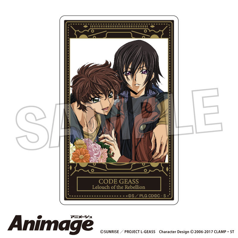 (PO) Code Geass Lelouch of the Rebellion Animage Acrylic Card A Image_1