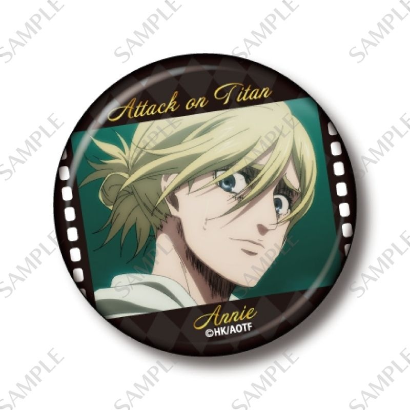 (PO) Attack on Titan Can Badge Annie Image_1