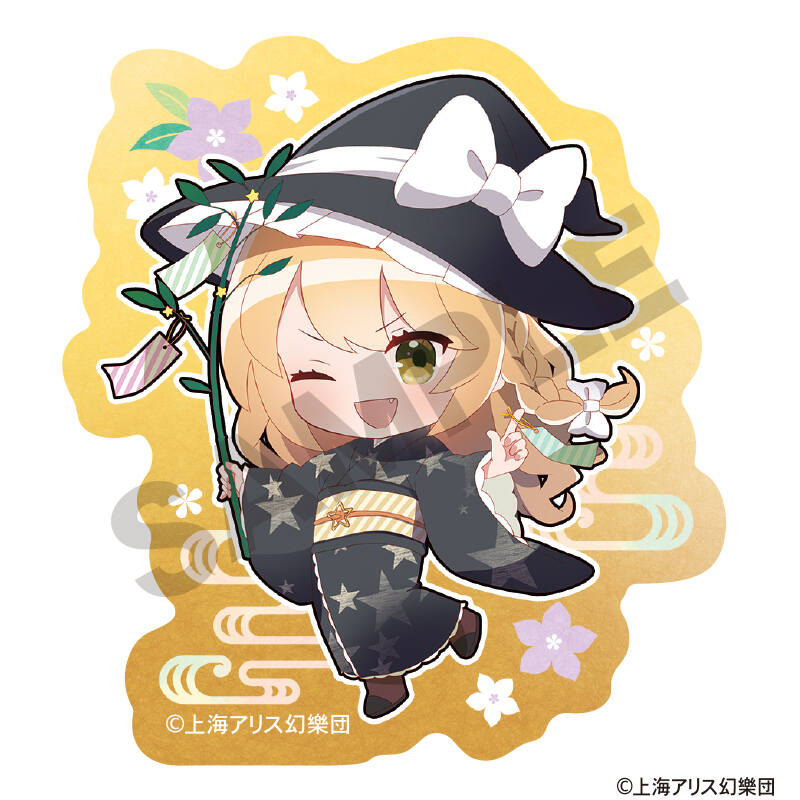 (PO) Touhou Project Die-cut Sticker Kirisame Marisa Mini Character Nagoshi no Harae Image_1