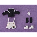 (PO) Nendoroid Doll Outfit Set Suspender Shorts Set (Black & White) Image_3