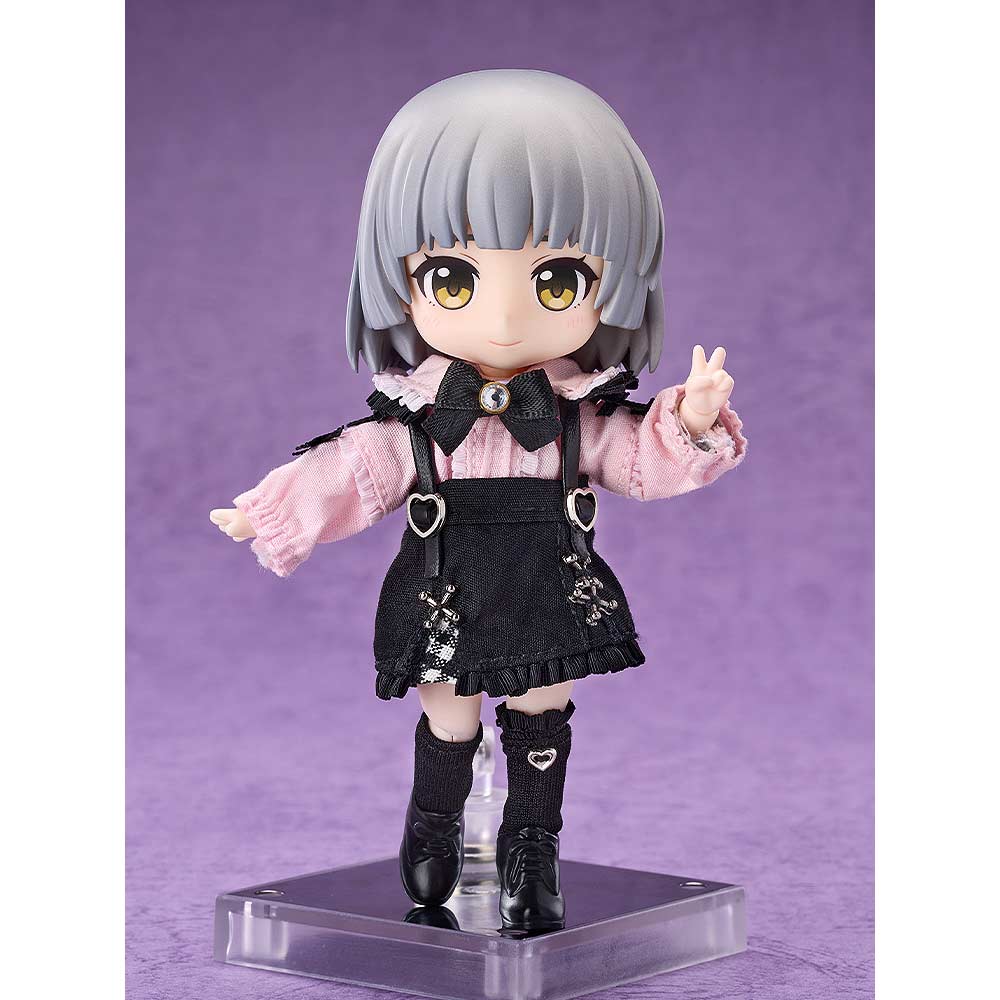 (PO) Nendoroid Doll Outfit Set Suspender Skirt Set (Pink & Black) Image_2