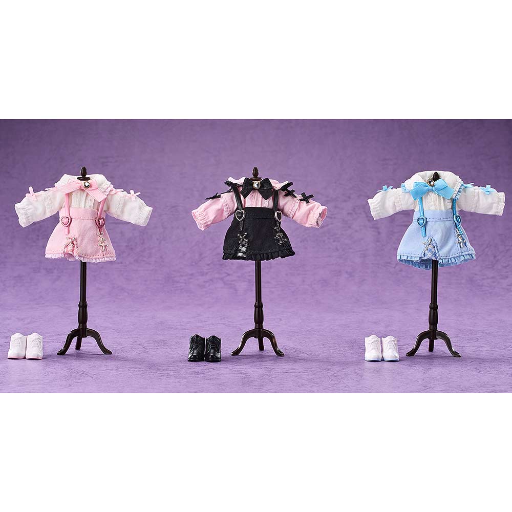 (PO) Nendoroid Doll Outfit Set Suspender Skirt Set (Pink & Black) Image_5