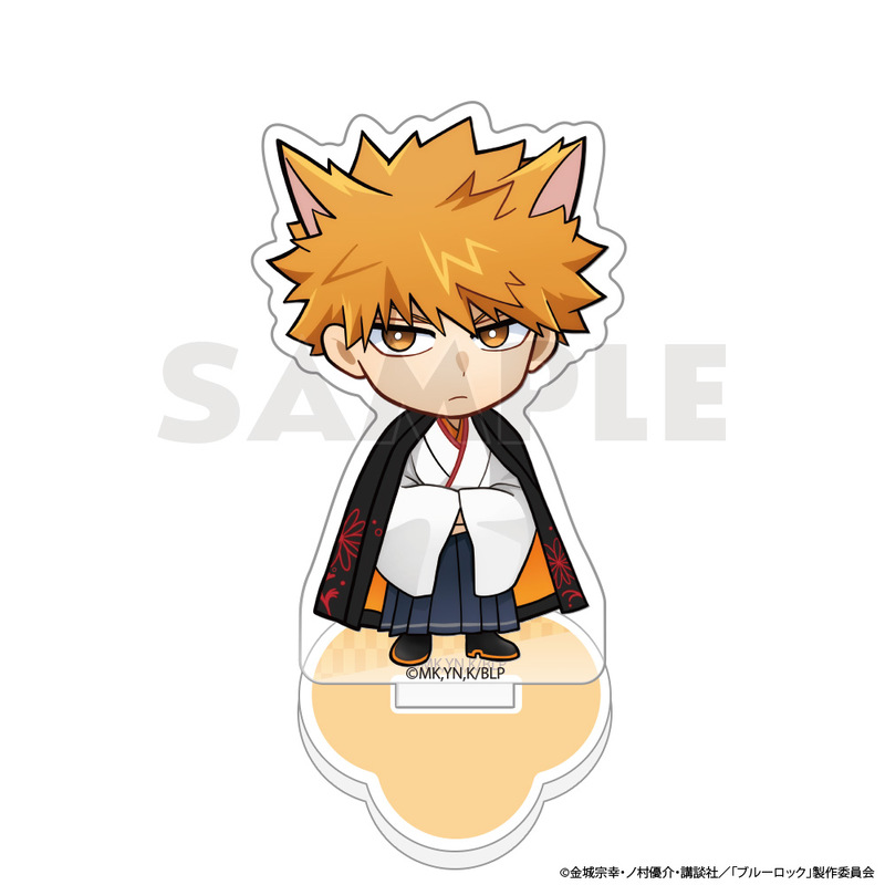 (PO) Blue Lock Acrylic Stand Kunigami Rensuke Kimono Kemomimi Image_2