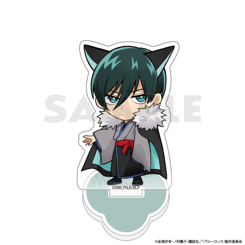 (PO) Blue Lock Acrylic Stand Itoshi Rin Kimono Kemomimi Image_2
