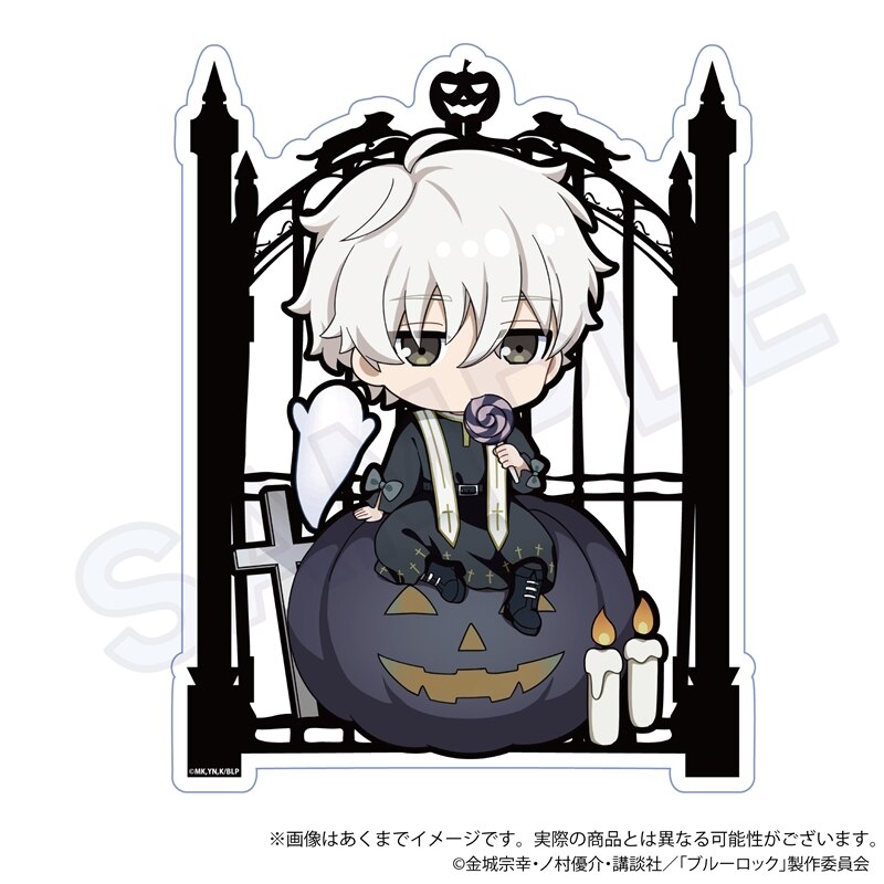 (PO) Blue Lock Acrylic Pen Stand Black Halloween Ver. Nagi Seishiro Image_1