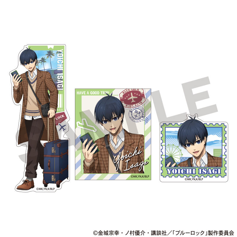 (PO) Blue Lock Sticker Set Isagi Yoichi Travel Image_1
