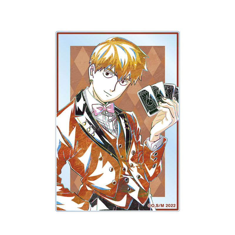 (PO) Mob Psycho 100 III Original Illustration Reigen Arataka Magician Ver. Ani-Art Acrylic Card Image_2