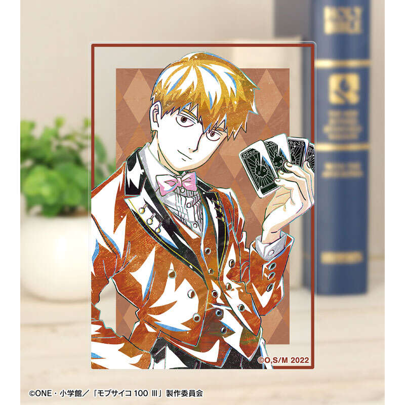 (PO) Mob Psycho 100 III Original Illustration Reigen Arataka Magician Ver. Ani-Art Acrylic Card Image_3