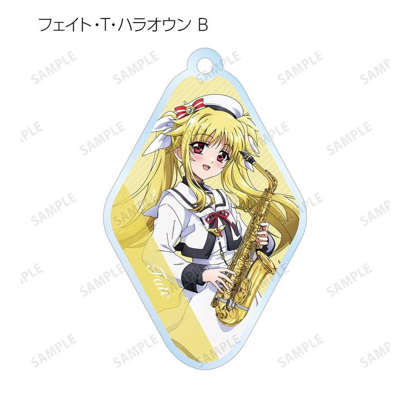 (PO) Magical Girl Lyrical Nanoha Original Illustration Brass Band Ver. Trading Acrylic Key Chain [BOX] Image_9