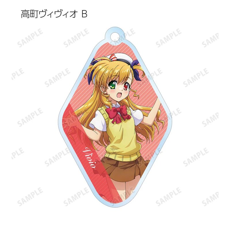 (PO) Magical Girl Lyrical Nanoha Original Illustration Brass Band Ver. Trading Acrylic Key Chain [BOX] Image_11