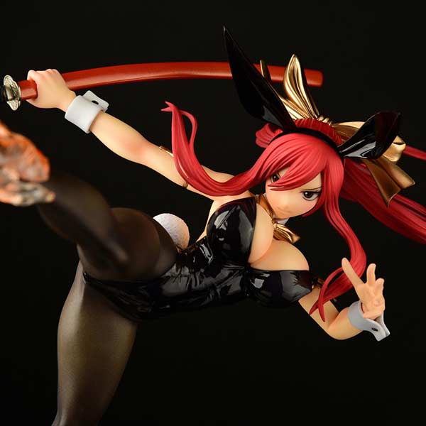 (PO) Fairy Tail Erza Scarlet High Kick Ver. Black Bunny Image_1