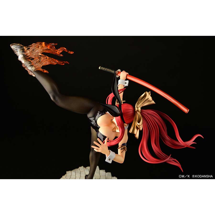 (PO) Fairy Tail Erza Scarlet High Kick Ver. Black Bunny Image_5