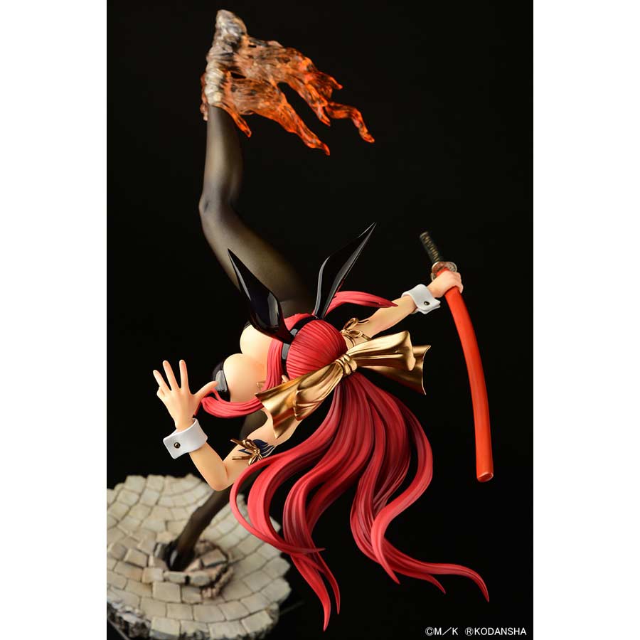 (PO) Fairy Tail Erza Scarlet High Kick Ver. Black Bunny Image_7